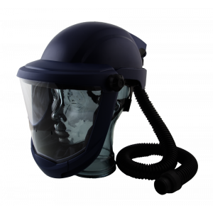 SR 580 Protective helmet with visor, adapters and knobs.